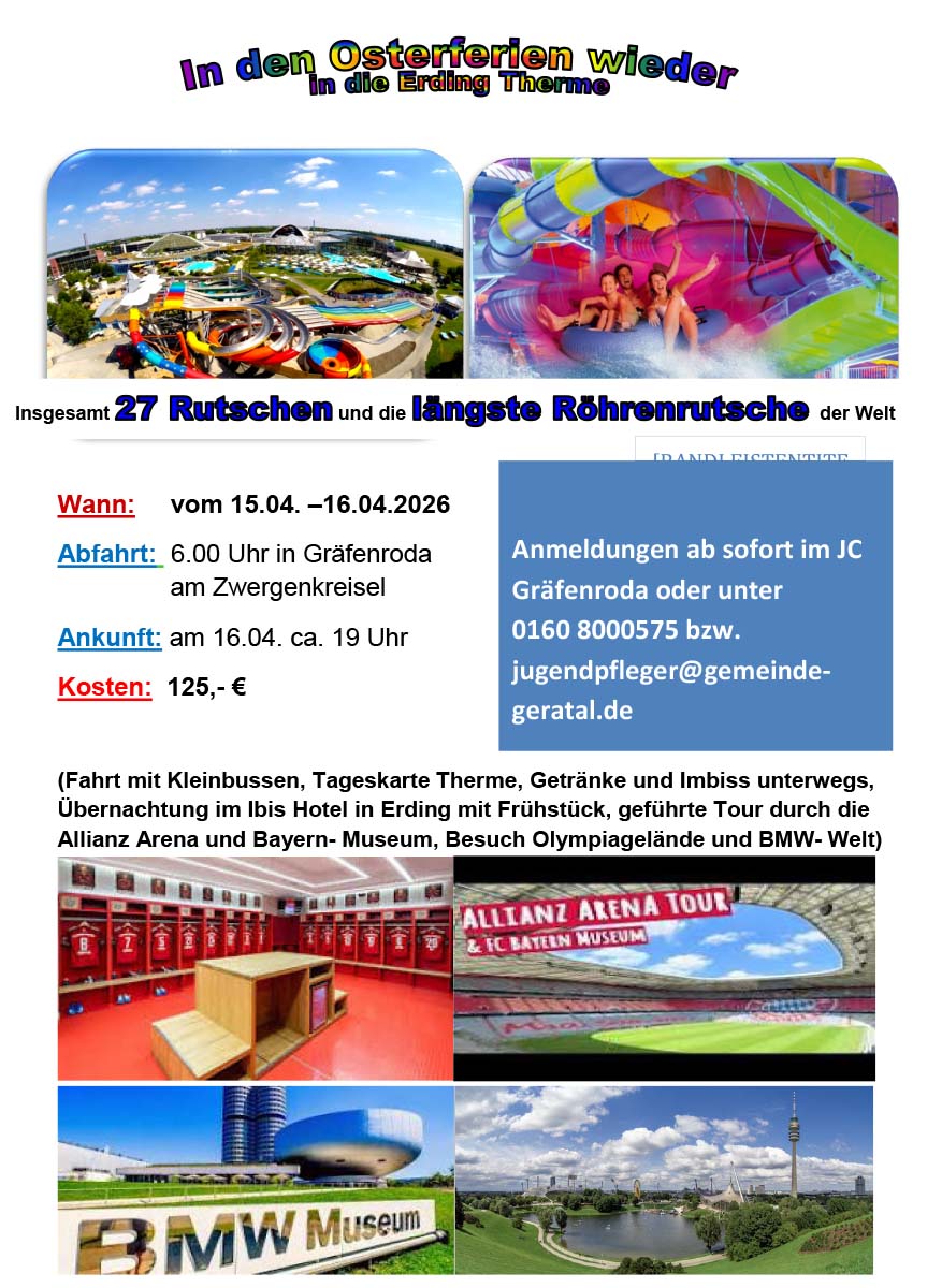 Erding Therme und Allianz Arena 15-16-04-2026